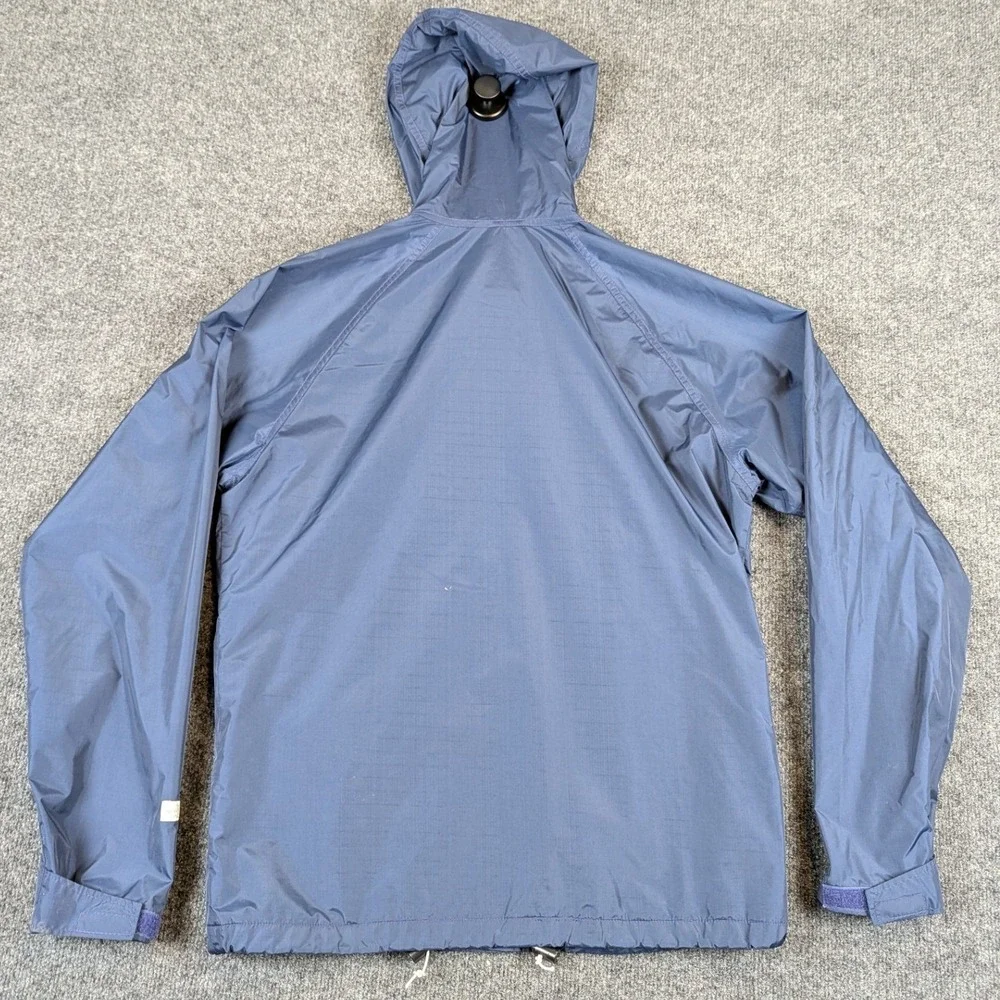 Vintage The North Face Gore-Tex Rain Jacket Mens Medium Blue Hooded Made in USA